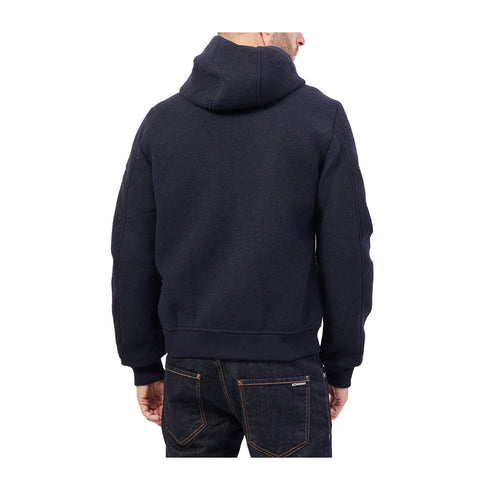 Yes Zee Giacca leggera Giubbino Uomo effetto lana Blu - Francavilla Moda